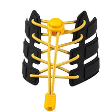 Load image into Gallery viewer, 1pair Spring Buckle Lazy Elastic Shoelaces For Adults And Children