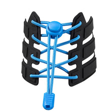 Load image into Gallery viewer, 1pair Spring Buckle Lazy Elastic Shoelaces For Adults And Children