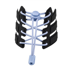 Load image into Gallery viewer, 1pair Spring Buckle Lazy Elastic Shoelaces For Adults And Children