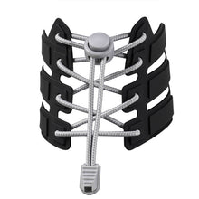 Load image into Gallery viewer, 1pair Spring Buckle Lazy Elastic Shoelaces For Adults And Children
