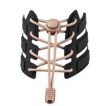 Load image into Gallery viewer, 1pair Spring Buckle Lazy Elastic Shoelaces For Adults And Children