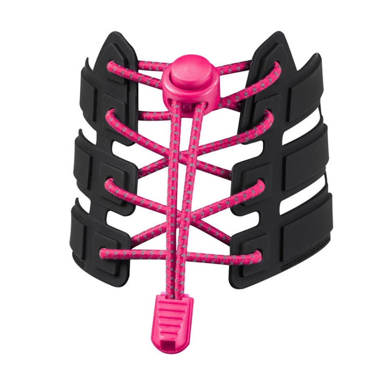 1pair Spring Buckle Lazy Elastic Shoelaces For Adults And Children