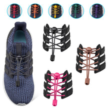 Load image into Gallery viewer, 1pair Spring Buckle Lazy Elastic Shoelaces For Adults And Children