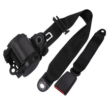 Load image into Gallery viewer, Universal 3-point Car Retrofit Seat Belt With Emergency Locking, Iron Bar Latch, Iron Buckle, Braided Straps