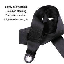 Load image into Gallery viewer, Universal 3-point Car Retrofit Seat Belt With Emergency Locking, Iron Bar Latch, Iron Buckle, Braided Straps