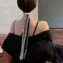 Load image into Gallery viewer, Fringe Flash Diamond Chain Hair Accessories Female Braided Hair Band, Chain Hair Band