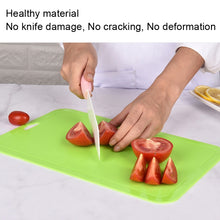 Load image into Gallery viewer, 2pcs Baby Auxiliary Cutting Board Fruit and Vegetable Cutting Plastic Board, 2pcs Pink, 2pcs Blue, 2pcs Green