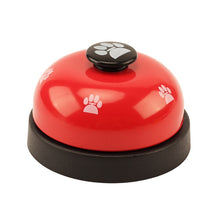 Load image into Gallery viewer, Pet Toy Training Called Dinner Small Bell Footprint Ring Dog Toys, 3pcs Pet Bell Red, 3pcs Pet Bell Pink, 3pcs Pet Bell White, 3pcs Pet Bell Royal Blue, 3pcs Pet Bell Yellow