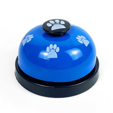 Load image into Gallery viewer, Pet Toy Training Called Dinner Small Bell Footprint Ring Dog Toys, 3pcs Pet Bell Red, 3pcs Pet Bell Pink, 3pcs Pet Bell White, 3pcs Pet Bell Royal Blue, 3pcs Pet Bell Yellow