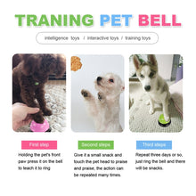 Load image into Gallery viewer, Pet Toy Training Called Dinner Small Bell Footprint Ring Dog Toys, 3pcs Pet Bell Red, 3pcs Pet Bell Pink, 3pcs Pet Bell White, 3pcs Pet Bell Royal Blue, 3pcs Pet Bell Yellow