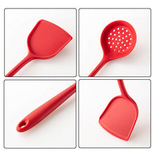 Load image into Gallery viewer, Non-stick High Temperature Resistant Silicone Cookware, Style:Food Clip, Spatula, Soup Spoon, Leak Spoon, Spaghetti Claw, Rice Spoon, Leak Shovel, Scrape, Brush, Food Clip