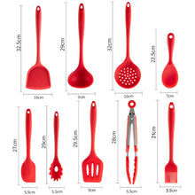Load image into Gallery viewer, Non-stick High Temperature Resistant Silicone Cookware, Style:Food Clip, Spatula, Soup Spoon, Leak Spoon, Spaghetti Claw, Rice Spoon, Leak Shovel, Scrape, Brush, Food Clip