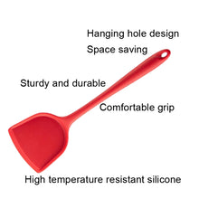 Load image into Gallery viewer, Non-stick High Temperature Resistant Silicone Cookware, Style:Food Clip, Spatula, Soup Spoon, Leak Spoon, Spaghetti Claw, Rice Spoon, Leak Shovel, Scrape, Brush, Food Clip