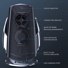 Load image into Gallery viewer, Q3 Infrared Induction Magnetic Car Wireless Charging Phone Bracket with Micro USB + 8 Pin + Type-C / USB-C Magnetic Connector, Q3 Black, Q3 Gold, Q3 Silver, Q3 Blue, Q3 Red