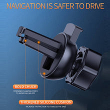 Load image into Gallery viewer, Q3 Infrared Induction Magnetic Car Wireless Charging Phone Bracket with Micro USB + 8 Pin + Type-C / USB-C Magnetic Connector, Q3 Black, Q3 Gold, Q3 Silver, Q3 Blue, Q3 Red