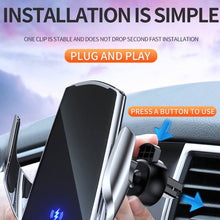 Load image into Gallery viewer, Q3 Infrared Induction Magnetic Car Wireless Charging Phone Bracket with Micro USB + 8 Pin + Type-C / USB-C Magnetic Connector, Q3 Black, Q3 Gold, Q3 Silver, Q3 Blue, Q3 Red