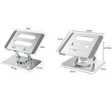Load image into Gallery viewer, Multifunctional Desktop Foldable Rotating Laptop Cooling Bracket, Spec:, SP-086 (Silver), SP-086 (Gray), SP-88 (Silver), SP-88 (Gray)