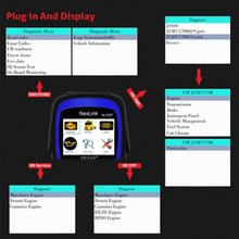 Load image into Gallery viewer, NexLink NL102P Diesel Mechanical Heavy Truck Car 2 In 1 Car Scanner OBD2 Detection, NexLink NL102P