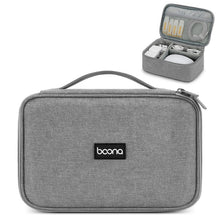 Load image into Gallery viewer, Baona Multifunctional Earphone Data Cable Digital Storage Bag, Spec:, Single-layer (Gray), Single-layer (Black), 2-layer (Gray), 2-layer (Black), Single-Layer Box (Gray), Single-Layer Box (Black), 2-layer Box (Gray), 2-layer Box (Black), XL (Gray)     ...