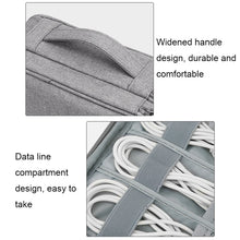 Load image into Gallery viewer, Baona Multifunctional Earphone Data Cable Digital Storage Bag, Spec:, Single-layer (Gray), Single-layer (Black), 2-layer (Gray), 2-layer (Black), Single-Layer Box (Gray), Single-Layer Box (Black), 2-layer Box (Gray), 2-layer Box (Black), XL (Gray)     ...