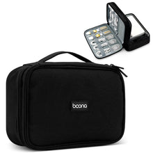 Load image into Gallery viewer, Baona Multifunctional Earphone Data Cable Digital Storage Bag, Spec:, Single-layer (Gray), Single-layer (Black), 2-layer (Gray), 2-layer (Black), Single-Layer Box (Gray), Single-Layer Box (Black), 2-layer Box (Gray), 2-layer Box (Black), XL (Gray)     ...