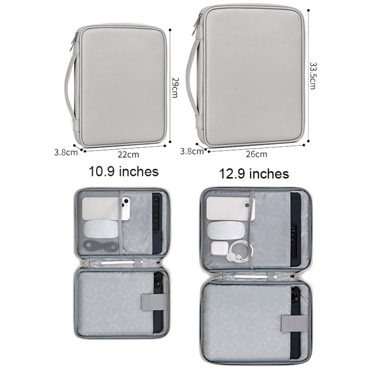 Baona BN-Q015 Leather Waterproof Shock Absorbing Handheld Tablet Bag