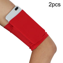 Load image into Gallery viewer, 2pcs Outdoor Fitness Mobile Phone Arm Bag Sports Elastic Armbands