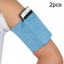 Load image into Gallery viewer, 2pcs Outdoor Fitness Mobile Phone Arm Bag Sports Elastic Armbands
