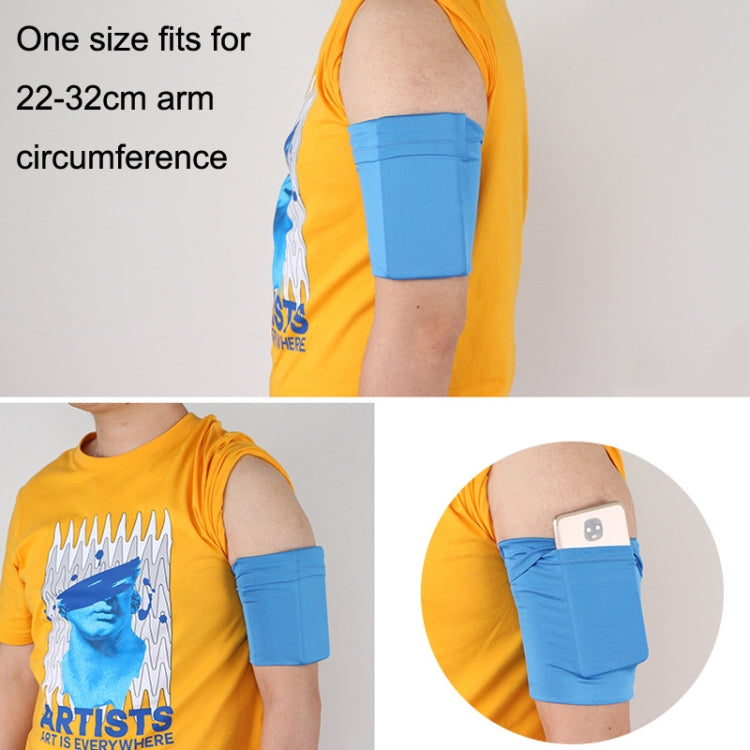 2pcs Outdoor Fitness Mobile Phone Arm Bag Sports Elastic Armbands