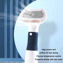 Load image into Gallery viewer, 3 in 1 600W Pet Electric High Wind Hair Removal Blowing Combs, Specification:, US Plug 110V, EU Plug 220V, UK Plug 220-240V