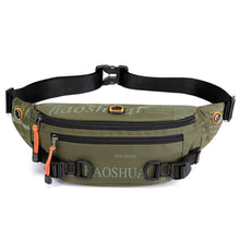 Load image into Gallery viewer, HAOSHUAI 5132 Outdoor Men Waist Bag Sports Running Chest Bag, 5132 Camouflage, 5132 Dark Blue, 5132 Black, 5132 Army Green, 5132 Dark Green