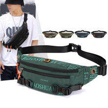 Load image into Gallery viewer, HAOSHUAI 5132 Outdoor Men Waist Bag Sports Running Chest Bag, 5132 Camouflage, 5132 Dark Blue, 5132 Black, 5132 Army Green, 5132 Dark Green