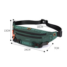 Load image into Gallery viewer, HAOSHUAI 5132 Outdoor Men Waist Bag Sports Running Chest Bag, 5132 Camouflage, 5132 Dark Blue, 5132 Black, 5132 Army Green, 5132 Dark Green