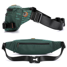 Load image into Gallery viewer, HAOSHUAI 5132 Outdoor Men Waist Bag Sports Running Chest Bag, 5132 Camouflage, 5132 Dark Blue, 5132 Black, 5132 Army Green, 5132 Dark Green