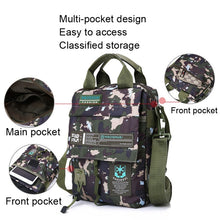 Load image into Gallery viewer, HAOSHUAI 206-1 Men Handheld Crossbody Bag Outdoor Waterproof Cloth Bag