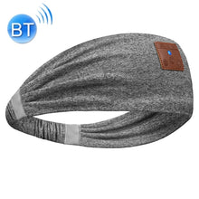 Load image into Gallery viewer, Bluetooth Headband Headphones Sleep Mask for Side Sleeper Workout Running, Sleep Mask Hemp Gray