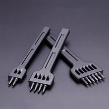 Load image into Gallery viewer, ER061 DIY Hand-sewn Leather Round Punch Tools Alloy Steel Platoons Rushing, Style:, 4mm Set, 5mm Set, 6mm Set, 4mm-2 Holes, 4mm-4 Holes, 4mm-6 Holes, 5mm-2 Holes, 5mm-4 Holes, 5mm-6 Holes, 6mm-2 Holes, 6mm-4 Holes, 6mm-6 Holes