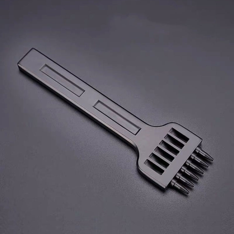 ER061 DIY Hand-sewn Leather Round Punch Tools Alloy Steel Platoons Rushing, Style:, 4mm Set, 5mm Set, 6mm Set, 4mm-2 Holes, 4mm-4 Holes, 4mm-6 Holes, 5mm-2 Holes, 5mm-4 Holes, 5mm-6 Holes, 6mm-2 Holes, 6mm-4 Holes, 6mm-6 Holes