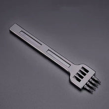 Load image into Gallery viewer, ER061 DIY Hand-sewn Leather Round Punch Tools Alloy Steel Platoons Rushing, Style:, 4mm Set, 5mm Set, 6mm Set, 4mm-2 Holes, 4mm-4 Holes, 4mm-6 Holes, 5mm-2 Holes, 5mm-4 Holes, 5mm-6 Holes, 6mm-2 Holes, 6mm-4 Holes, 6mm-6 Holes