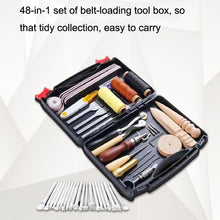 Load image into Gallery viewer, Handmade Leather DIY Tool Set Sewing Craft Tool Set, 48 In 1 Set