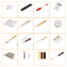 Load image into Gallery viewer, Handmade Leather DIY Tool Set Sewing Craft Tool Set, 48 In 1 Set