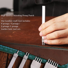 Load image into Gallery viewer, Handmade Leather DIY Tool Set Sewing Craft Tool Set, 48 In 1 Set