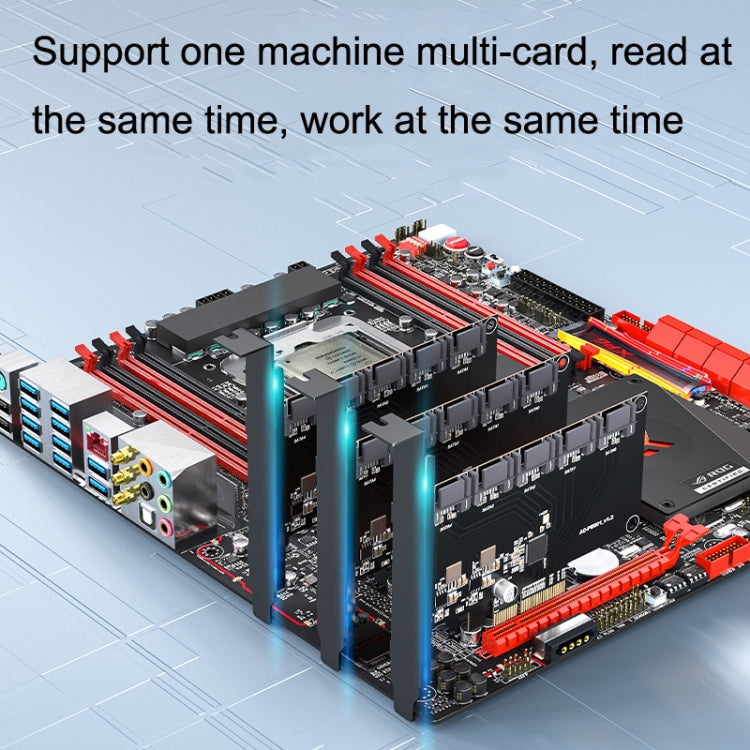 SATA3.0 Rotary Card Computer Desktop Solid State Hard Disk, Style:, PCIE X4 To 5 Ports, PCIE X1 To 8 Ports, PCIE X1 To 10 Ports, PCIE X1 To 16 Ports, PCI-E1 To 4