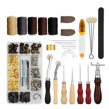 Load image into Gallery viewer, Handmade Leather DIY Tool Set Sewing Craft Tool Set, ER103 28 In 1