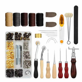 Handmade Leather DIY Tool Set Sewing Craft Tool Set, ER103 28 In 1