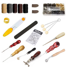 Load image into Gallery viewer, Handmade Leather DIY Tool Set Sewing Craft Tool Set, ER103 28 In 1