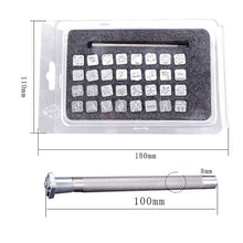 Load image into Gallery viewer, Leather English Punch Indian Style Printing Leather Carving Tools, ER058 32 In 1