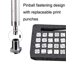 Load image into Gallery viewer, Leather English Punch Indian Style Printing Leather Carving Tools, ER058 32 In 1