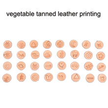 Load image into Gallery viewer, Leather English Punch Indian Style Printing Leather Carving Tools, ER058 32 In 1