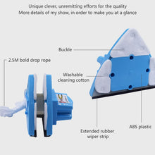 Load image into Gallery viewer, Adjustable Magnetic Window Cleaner Double-Side Glass Wiper Brush, 4-30mm Glass Cleaner